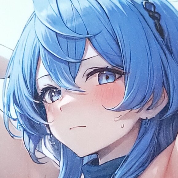 Amau Ako Double Sided Premium Waifu Card Anime Wall Art Oversized Board A5 - Picture 4 of 4